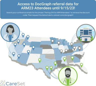       CareSet Offers Medicare Referral Data for ARM Researchers
  