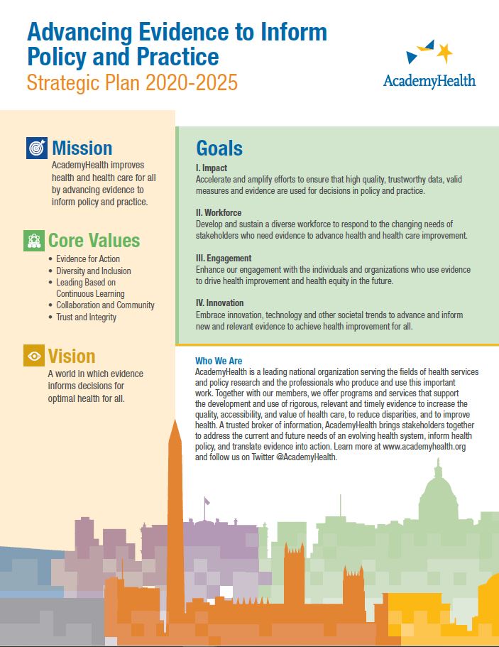 Advancing Evidence to Inform Policy and Practice: Strategic Plan 2020-2025