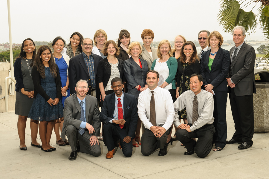 group photo of 2013 dssf fellows with AcademyHealth staff and host site preceptors at the Annual Research Meeting