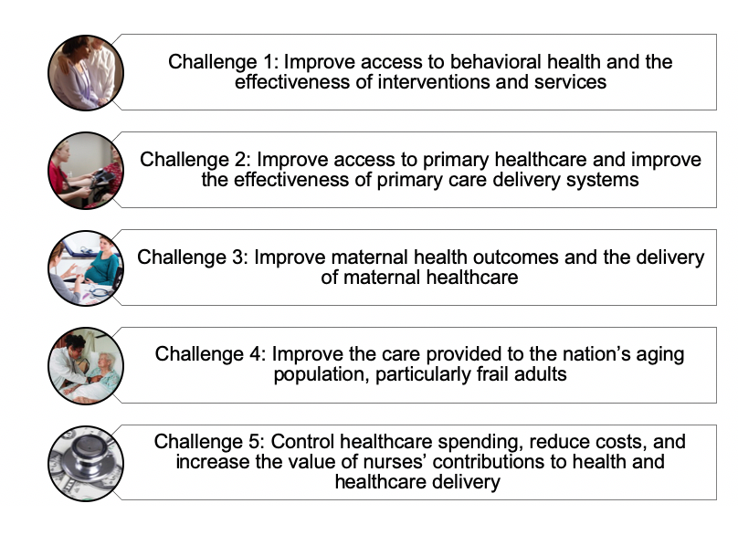 Figure 1: Five Challenges Facing Health Care Delivery in the 2020s. 