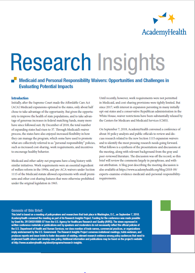 Research Insights Issue Brief